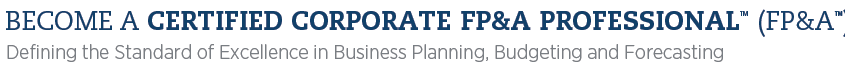 Certified Corporate Financial Planning & Analysis Professional (FP&A)